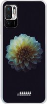 6F hoesje - geschikt voor Xiaomi Redmi Note 10 5G -  Transparant TPU Case - Just a Perfect Flower #ffffff