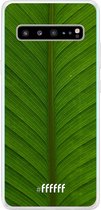6F hoesje - geschikt voor Samsung Galaxy S10 5G -  Transparant TPU Case - Unseen Green #ffffff