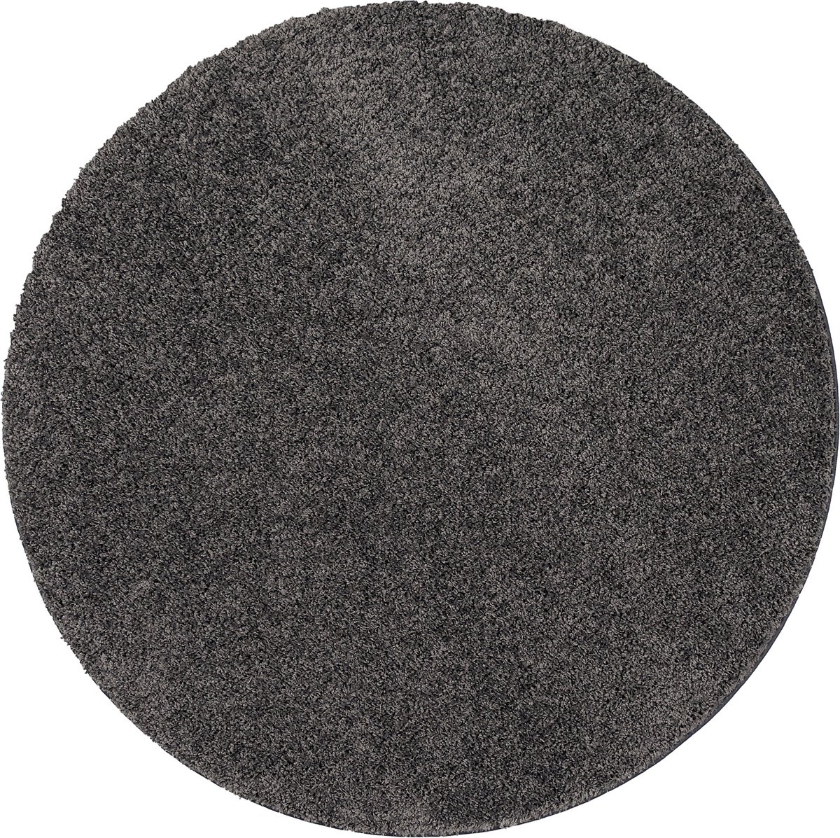 Snapstyle Vloerkleed Luxe Langpolig Milano Rond Grijs Beige