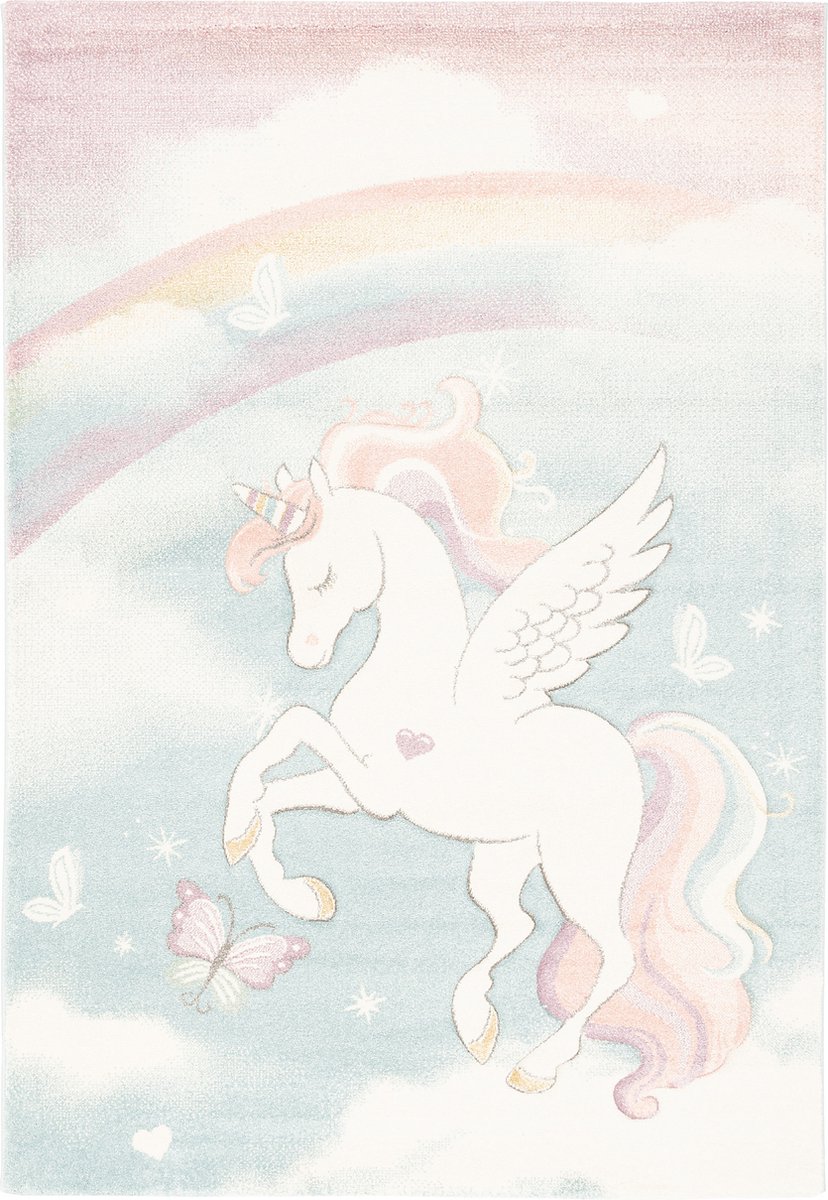 Pergamon Vloerkleed Maui Kids Pastel Eenhoorn Mulit
