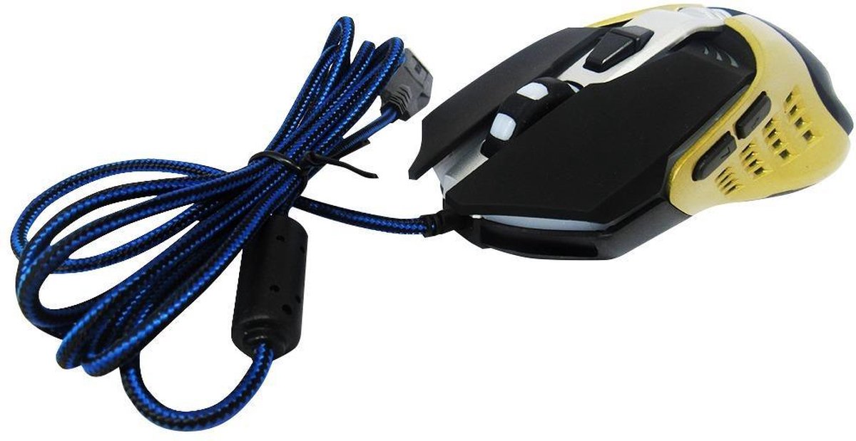 Bedrade Optische LED Game Muis - Ergonomische Wired USB Gaming Muis Geschikt Voor PC/Laptop/Windows/Macbook - Linkshandig / Rechtshandig - Bedraad JIEXIN X13