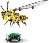 Kamyra® Vliegende Lego Bij - Bouwpakket voor Kinderen - Interactief Speelgoed - Wesp Bouwset - Geel, Zwart, 31 x 21 x 8 cm - Zonder Verpakkingsdoos