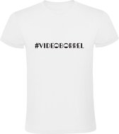 Videoborrel | Heren T-shirt | Wit | Bellen | Videobellen | WhatsApp | Telegram | Signal | Borrel