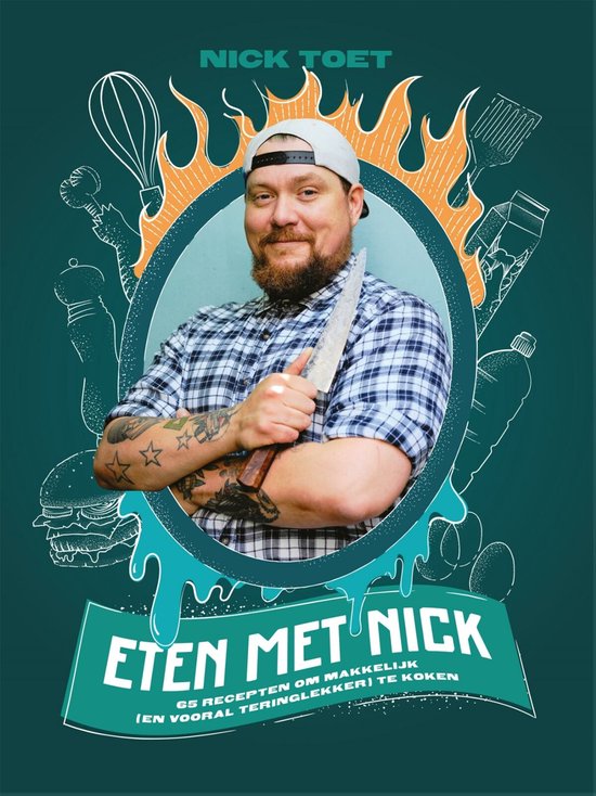 Boek cover Eten met Nick van Nick Toet (Onbekend)