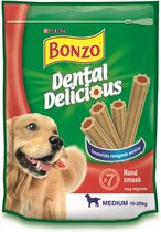Bonzo dental delicious rund smaak - 200 gr - 6 stuks