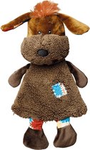 Trixie pluche hond met dierengeluid en ritsel - 28 cm - 1 stuks