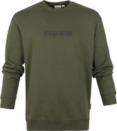 Napapijri - B-Box Trui Donkergroen - M - Comfort-fit