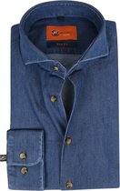 Suitable - Overhemd Denim 156-7 - 40 - Heren - Slim-fit