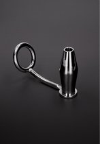 Shots - Steel Intruder met Tunner Buttplug Ring - 50 mm silver