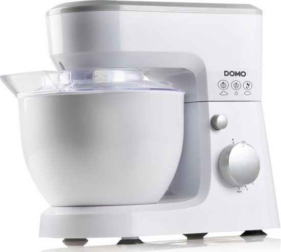 Domo DO9241KR - Keukenmachine - 600W - 4L - Incl blender - Wit