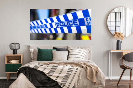 Affiche Pneus de Police - 160x80 cm