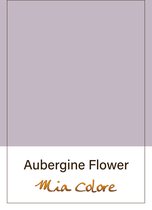 Aubergine Flower - muurprimer Mia Colore