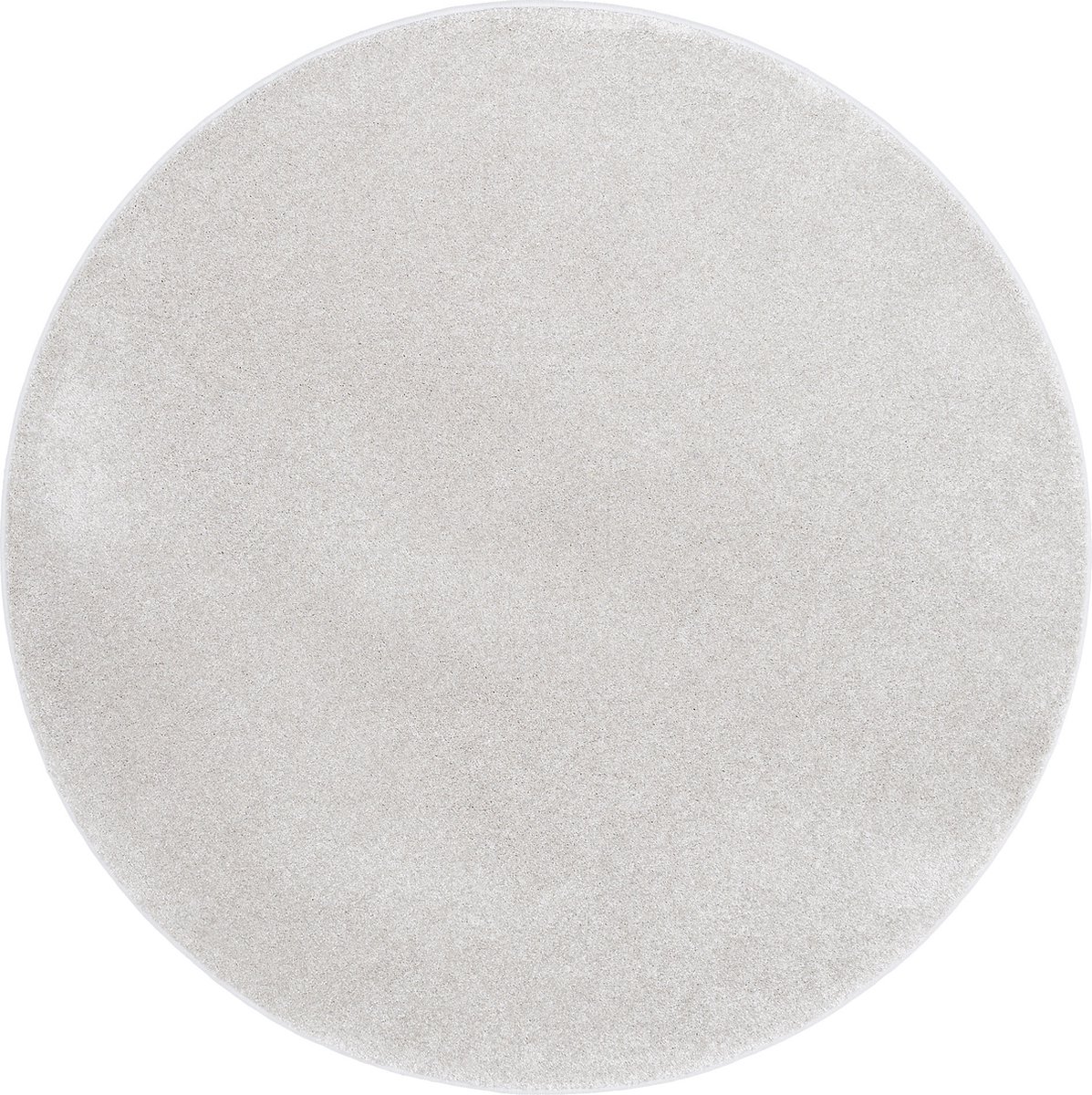 Snapstyle Vloerkleed Hoogpolig luxe velours Touch rond Transparant