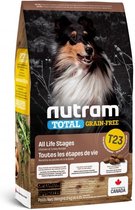 Nutram Dog Food Grain gratuit Turquie et Kip T23 11,4 kg - - Chiens nourriture sèche