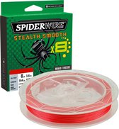 SpiderWire Stealth Smooth 8 - Code Red - 10.3kg - 0.11mm - 150m - Rood