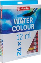 ArtCreation set de peinture aquarelle avec 24 tubes 12 ml