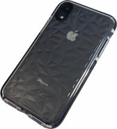 Apple iPhone X / Xs - Silicone transparante soft hoesje Emma zwart - Geschikt voor