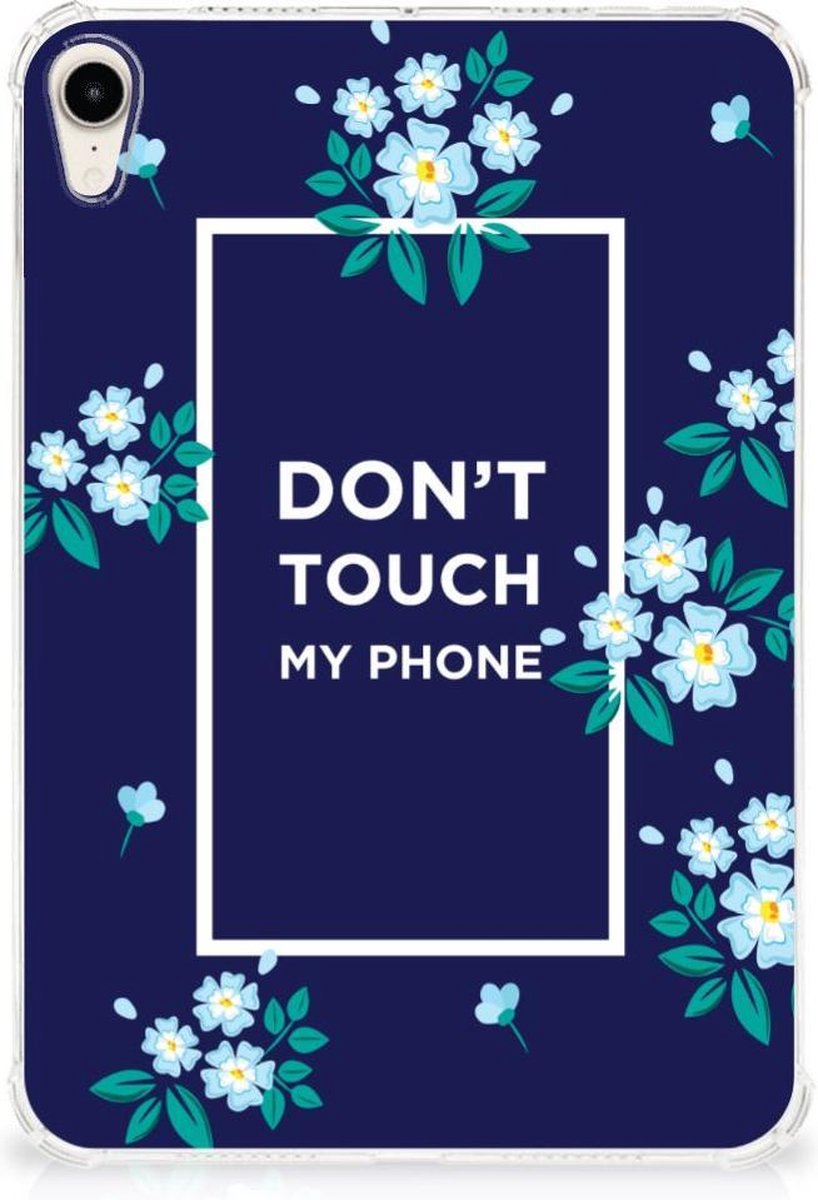 Apple iPad mini 6 (2021) Print Case Flowers Blue DTMP