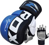 RDX Sports Sparringhandschoenen REX Blauw T6  Maat: M