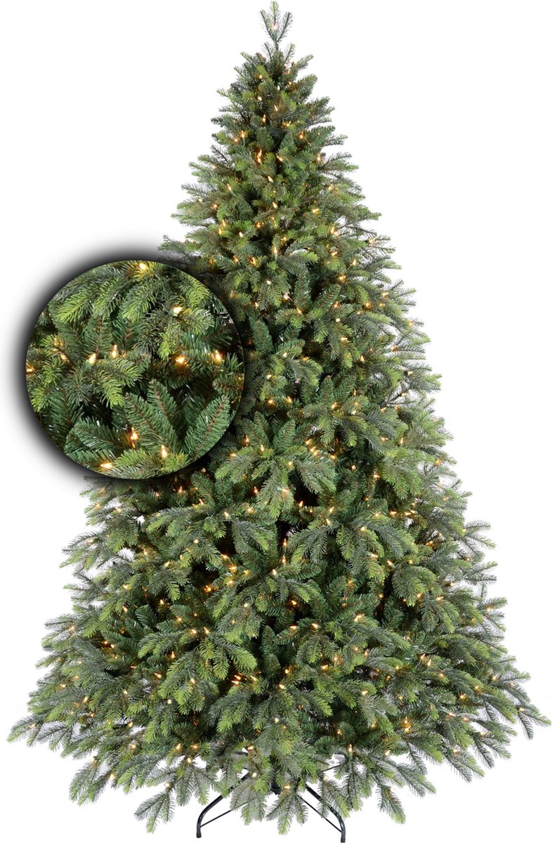 Kerstboom Excellent Trees® Led Kalmar 150 cm met verlichting - Luxe uitvoering - 210 Lampjes – foto 7