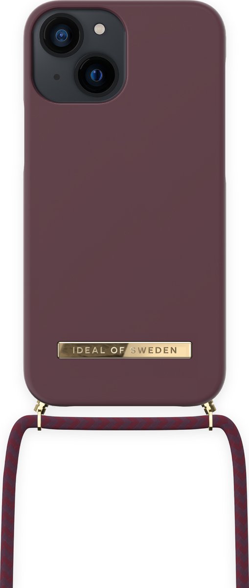iDeal of Sweden Ordinary Phone Necklace Case iPhone 13 Mini Deep Cherry