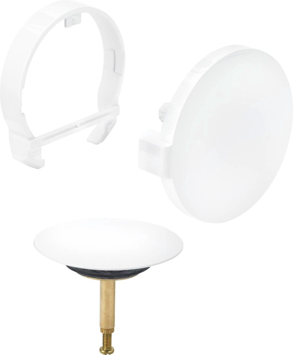 Viega Multiplex Trio-afwerkset Visign MT5 voor afvoer-/overloop-functionele eenheid, model 6161.01 uitvoering: kunststof design-wit, 725815