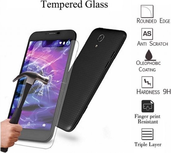 Tempered Glass Protector | Universeel 5 inch | Transparant 0.26mm