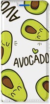 Mobiel Bookcase Valentijn Cadeautje Haar OPPO Reno6 5G Smart Cover Hoesje Avocado Singing
