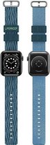 Otterbox LifeProof Geschikt voor Apple Watch Bandje Nylon - Blauw - Maat: 42 - 44 - 45mm