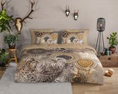 Dbo 140x200+1-70x90 flanel HIP nr.6983 taupe