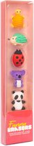 Grupo Erik Gummen Animals Junior Rubber 5 Stuks