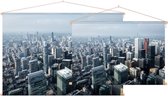 Luchtfoto van de moderne wolkenkrabbers in Toronto - Foto op Textielposter - 45 x 30 cm