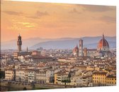 Skyline van Florence in Toscane, Italië - Foto op Canvas - 45 x 30 cm