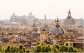 Uitzicht op Monument Victor Emmanuel II in Rome - Foto op Forex - 60 x 40 cm