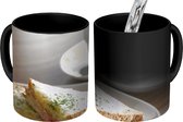 Magische Mok - Foto op Warmte Mok - Tosti met koffie als ontbijt - 350 ML