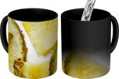 Magische Mok - Foto op Warmte Mok - Ananas - Fruit - Wit - 350 ML