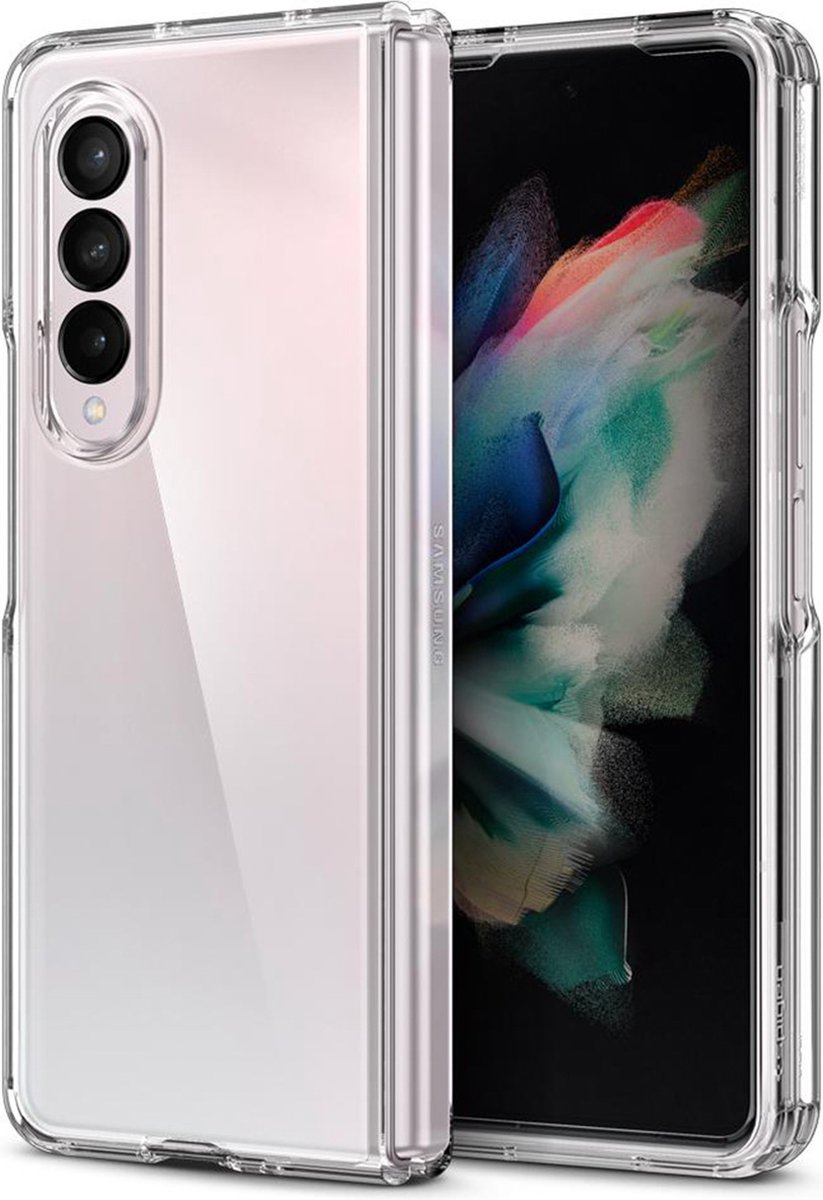 Spigen Ultra Hybrid geschikt voor Samsung Galaxy Z Fold 3 Hoesje Transparant