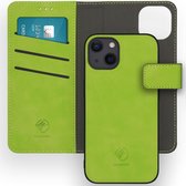 iPhone 13 Hoesje Met Pasjeshouder - iMoshion Uitneembare 2-in-1 Luxe Bookcase - Groen