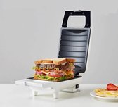Polaza®️ Toaster -  Elektrische Sandwichmaker - Broodrooster - Pannenkoek - Toaster Broodrooster - Wafel - Vermogen 420W