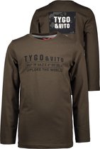 Tygo & Vito T-shirt jongen dark army maat 92