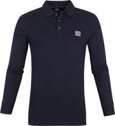 Hugo Boss LS Polo Passerby Donkerblauw - maat XL