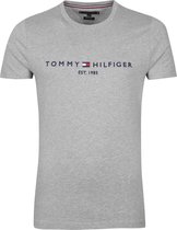 Tommy Hilfiger Logo T-shirt Grijs - maat M