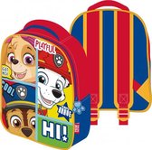 rugzak Paw Patrol junior 28 x 23 cm polyester rood
