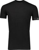 Dsquared2 T-shirt Zwart Aansluitend - Maat M - Heren - Herfst/Winter Collectie - Katoen;Elastaan