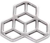 sieradenhanger 30 mm rond zilver