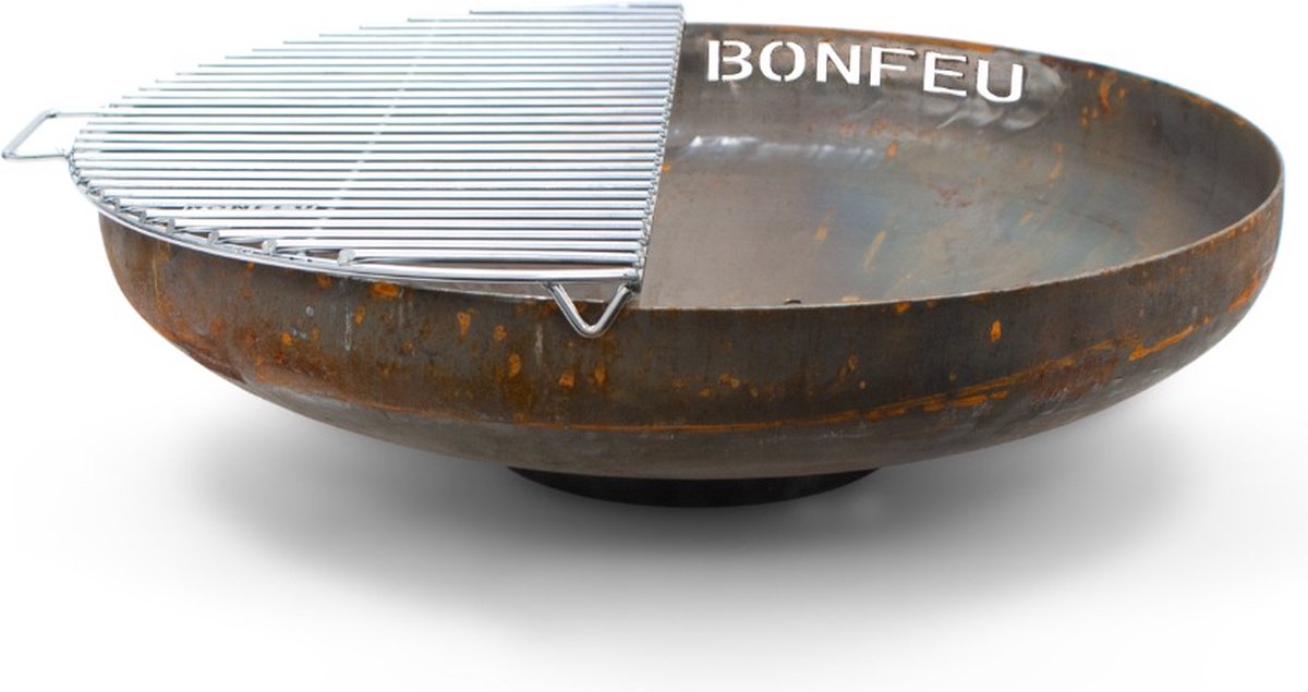 HEAT Vuurkorf 3 in 1 Steen (Vuurkorf Barbecue Bijzettafel) - Primal BBQ