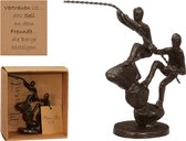 Decopatent® Beeld Sculptuur Vertrouwen - Trust - Sculptuur van Metaal - Design Sculpturen - Moments of Life - In Giftbox