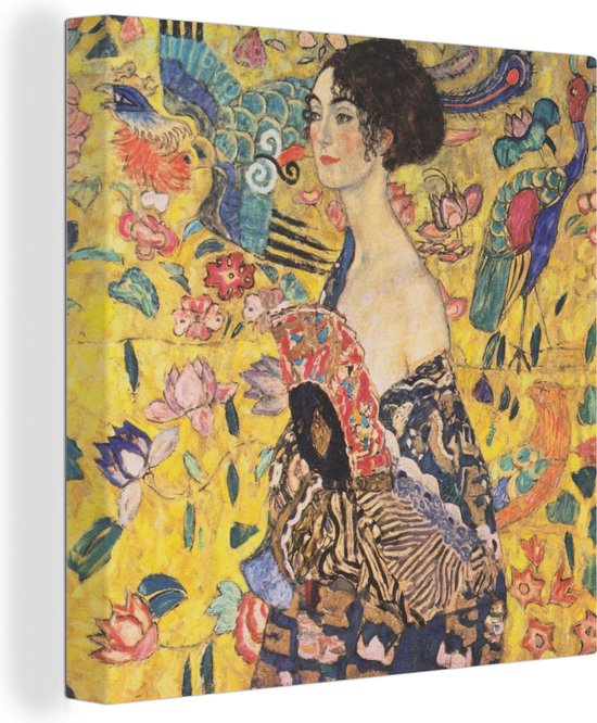 Canvas Schilderij Judith II - schilderij van Gustav Klimt - 50x50 cm - Wanddecoratie
