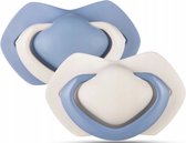Canpol Babies PURE COLOR Set symmetrische siliconen fopspenen , 2 stuks 0-6 manden