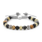 Karma armband Spiral Lena (grey crystal) 83796